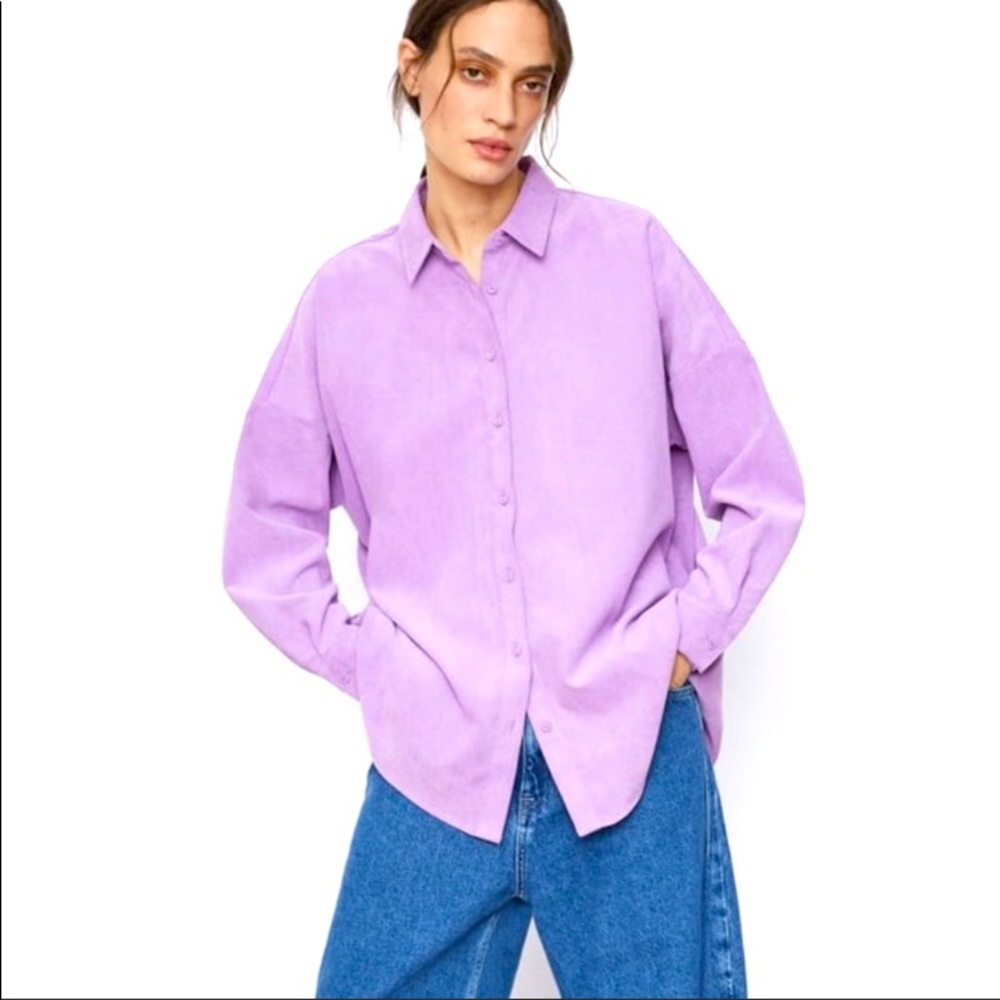 Zara oversized corduroy shirt - Picture 3 of 6